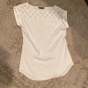 EXPRESS IVORY SILKY TOP